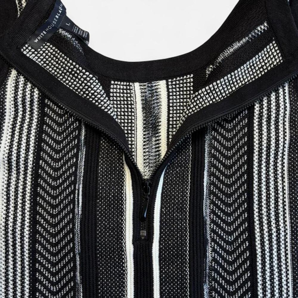 WHITEHOUSEBLACKMARKET Women L Sleeveless Top Zebra Pattern - Picture 6 of 8